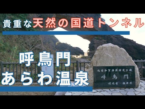 福井県にある天然トンネルをそのまま国道のトンネルとして使っていたぶっ飛んだトンネル「呼鳥門」に行ってきた動画 /呼鳥門/あらわ温泉