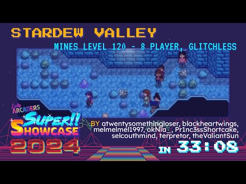 #LASS2024 - Stardew Valley (Mines Level 120 - 8 Player, Glitchless) in 33:08