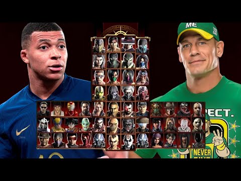 Mortal Kombat 9 - MBAPPE & JOHN CENA WWE - Expert Tag Ladder - Gameplay @(1080p) - 60ᶠᵖˢ ✔