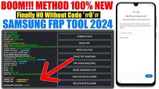 Finally-No *#0*# All Samsung Frp Bypass 2024 enable adb fail android 13 14 one click new tool 2024