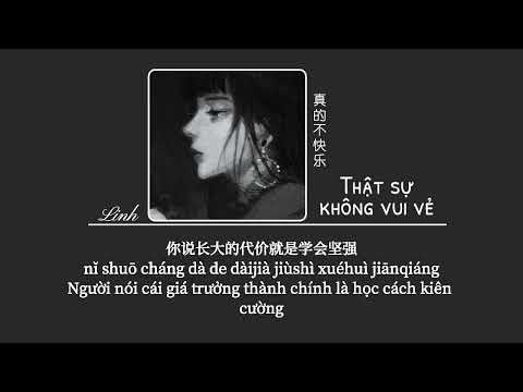 [Vietsub] Thực sự không vui vẻ (Bản nữ) • Phương Tinh Tiệp ♪真的不快乐 • 芳星婕