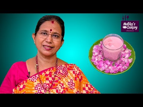 KAJU GULAB SYRUP : Mallika Badrinath Recipes | Indian Desserts