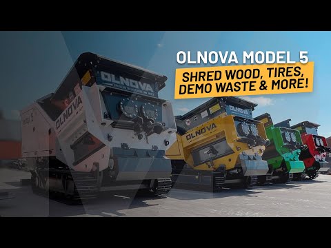 Shred almost anything & save $$$ on dump fees with the ultimate mobile shredder: The Olnova Model 5