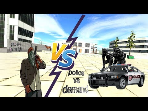 horse ke liye ho gai fight 🐎               MI vs police Indian Bank driving 3D