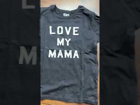 This Love My Mama Shirt is CUTE!