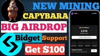 Capybara Airdrop | New Mining Project | capybara meme airdrop | Capybara meme New Update | Telegram