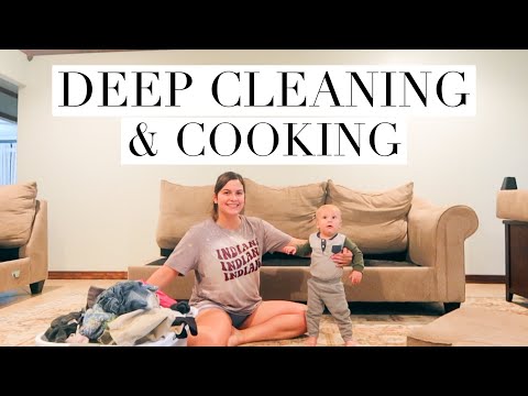 MAJOR DEEP CLEANING & COOKING! Motivation for moms at home! (I thought we had bed bugs!!)