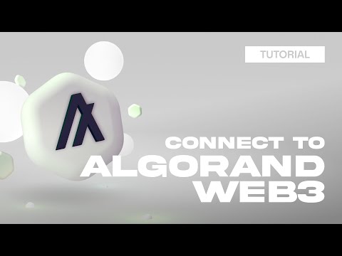 How to connect to Algorand Web3 apps!