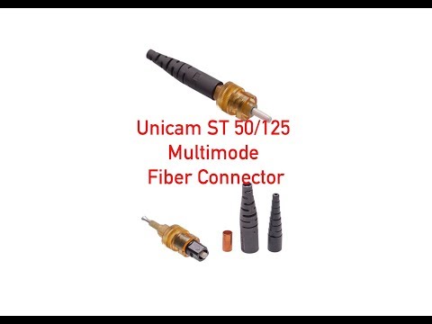 Unicam ST 50/125 Multimode Fiber Connector P#1060