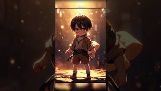 Kid Eren Yeager #shorts #anime #ai #aot #attackontitanedit