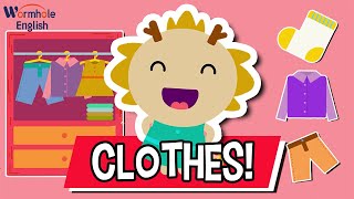 What Are You Wearing? ♫ | Clothes Song | Wormhole Learning - Songs For Kids