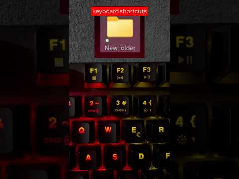 Rename Folder keyboard shortcuts tricks #computer #windows #keyboard #tricks