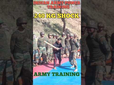 Indian Army Power Training | 240 Kg Shock with commando | Indian Army Training | Commando Training