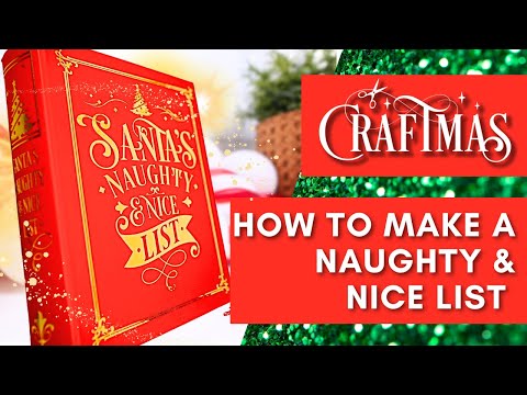 How To Make a Naughty and Nice List | EASY Cricut Tutorial