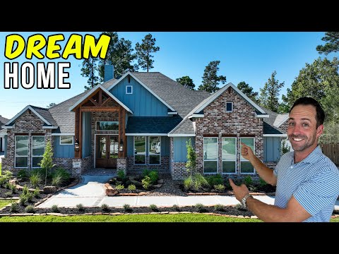 We FOUND AFFORDABLE Homes On MASSIVE LOTS in Magnolia Texas!