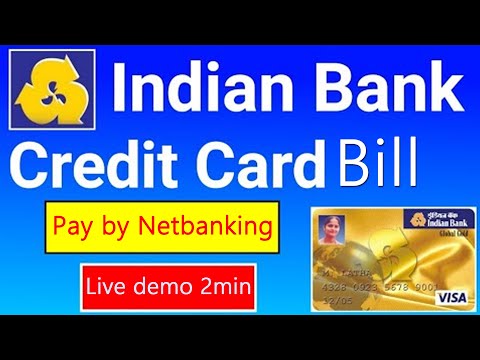 Pay Indian Bank Credit Card dues via #internetbanking #tech_kurippugal #indianbank #creditcard