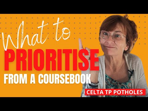 CELTA TP Potholes - How to Use a Coursebook Effectively