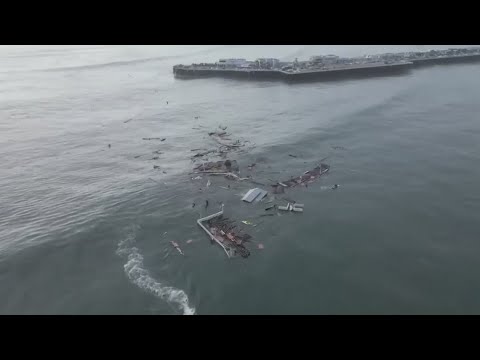 WATCH: Santa Cruz wharf collapse