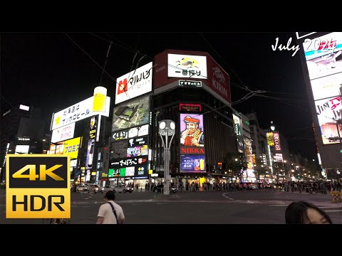 [4K HDR] 札幌すすきの散策2024 / Strolling around Sapporo Susukino 2024 (Hokkaido, Japan)