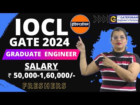 IOCL RECRUITMENT 2024 || GRADUATE ENGINEER || VARIOUS POSTS || BE/BTECH || ₹ 50,000 -1,60,000 /-