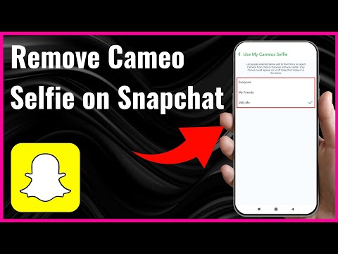 How to Remove Cameo Selfie on Snapchat | Full Guide 2024