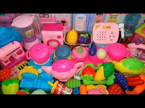 Satisfying Unboxing | Hello kitty kitchen Set mini doll house cooking toys | #asmr 🌈