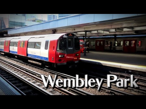 Jubilee Line Trains at Wembley Park | London Underground