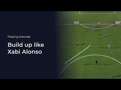 Build up like Xabi Alonso | Soccer Coaching Drill