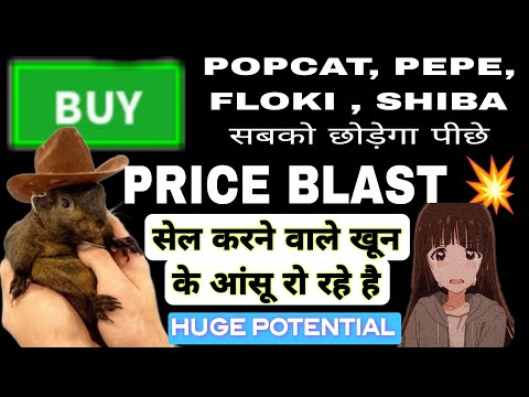 PNUT टोकन ने POPCAT को छोड़ दिया पीछे 😱 PNUT टोकन TOP TRENDING MEMES🚀 PNUT TOKEN PRICE 1.5$ & UPDATE