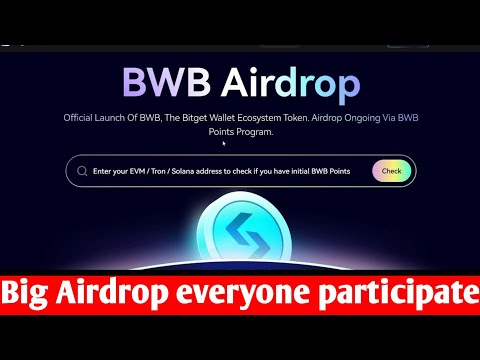 BWB Airdrop Joining Process !! how to participate BWB airdrop ! free airdrop