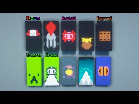 Top 10 Minecraft Banner Tutorial