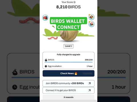 Birds wallet connect easy  way ll birds wallet connect Today ll birds airdrop ll #shorts #mining