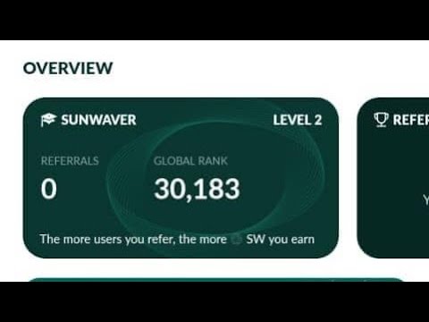 Sunwaves Airdrop (you can actually make 50$-100) Just by clicking your phone everyday.