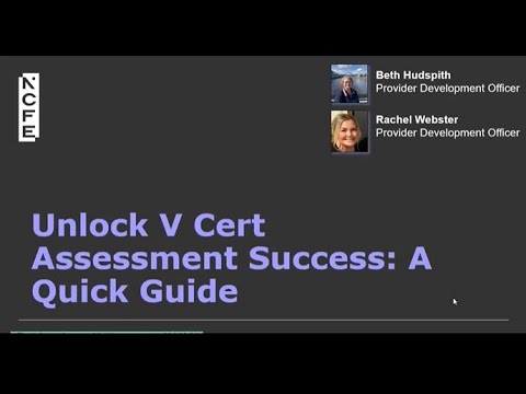 Unlock V Cert Assessment Success  A Quick Guide