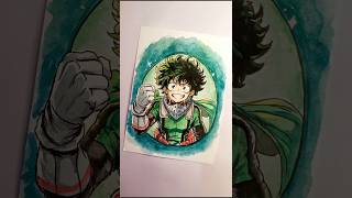 Izuku midoriya drawing|my hero academia #izukumidoriya #myheroacademia #anime #drawing #shorts #deku