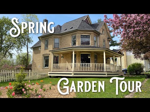 (Early) Spring Garden Tour - Calming Ambient Garden Tour