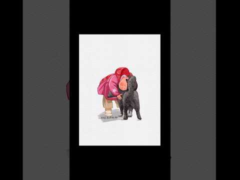 Friendly dog🐕❤️#1mini #doglover #cutedog #animationstory #ytstudio #ytshorts #viralshorts #support