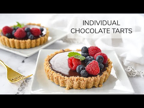 Individual Chocolate Tarts | No Bake Recipe