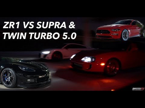 1,000whp+ SUPRA VS AMP ZR1 VS TWIN TURBO 5.0 !!!