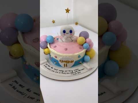 Cinnamoroll Theme Cake for 11th Birthday