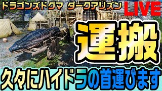 【ドラゴンズドグマ ダークアリズン】久しぶりにハイドラの生首運びます