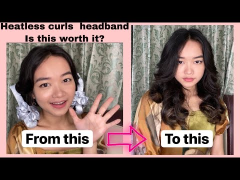 Heatless curls headband |Juliana Alba🌹