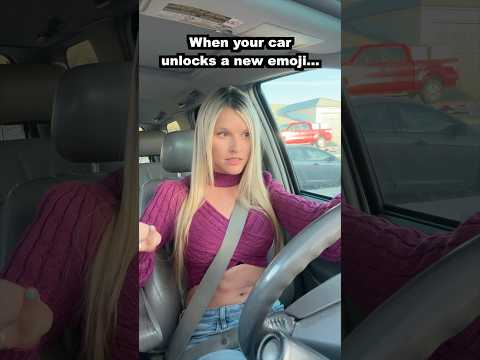 When your car unlocks a new emoji…