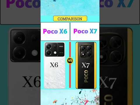 Poco X6 vs Poco X7 #shortvideo