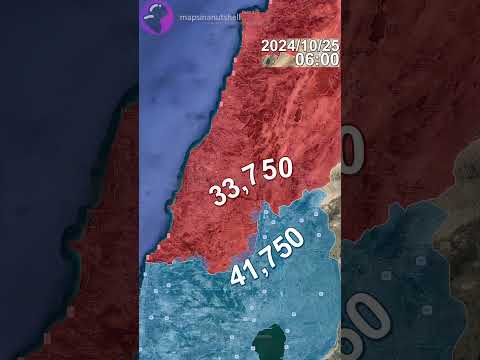 Israeli invasion of Lebanon: Every Day to December 1st Mapped using Google Earth