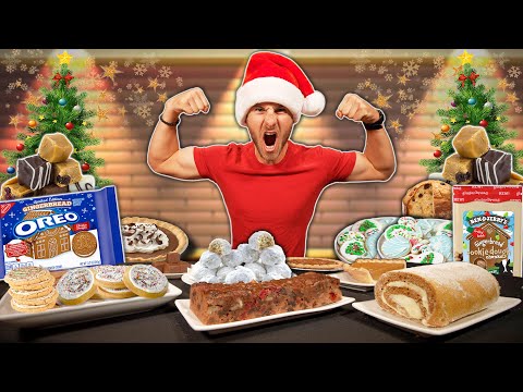 Eating The UNHEALTHIEST Holiday Foods On EARTH!