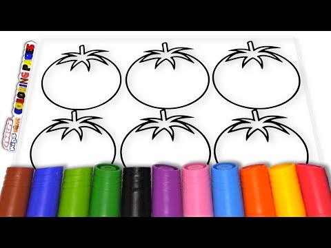 ( Vegetables ) Tomato Coloring Pages / Akn Kids House