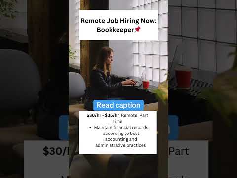 Work from home remote jobs hiring right now (link in bio) #remotejobs #workfromhomejobs #bookkeeper