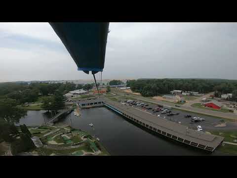 Zip line at Craigs cruisers at Silver Lake Michigan 2021 🦅