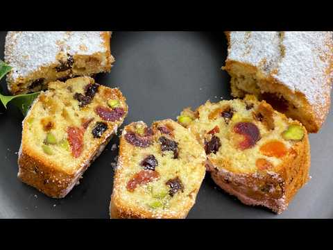 The Best Fruit Cake recipe - Fruits Don't Sink! Quick and Delicious! Easy Recipe